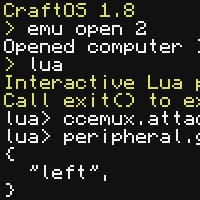 Using the ccemux API to attach peripherals