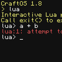 A LuaJ error inside the emulator